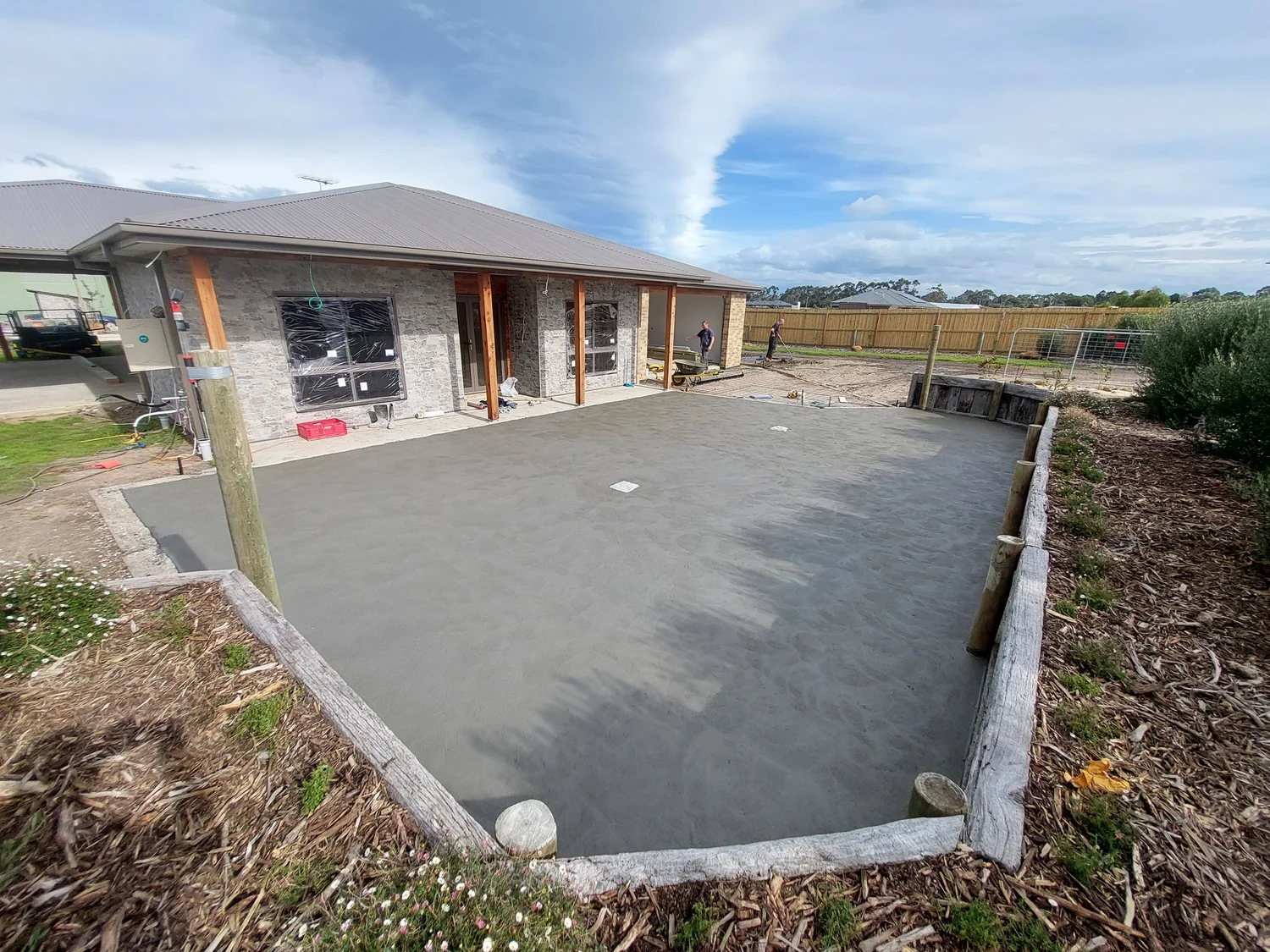 Oversized entertaining slab